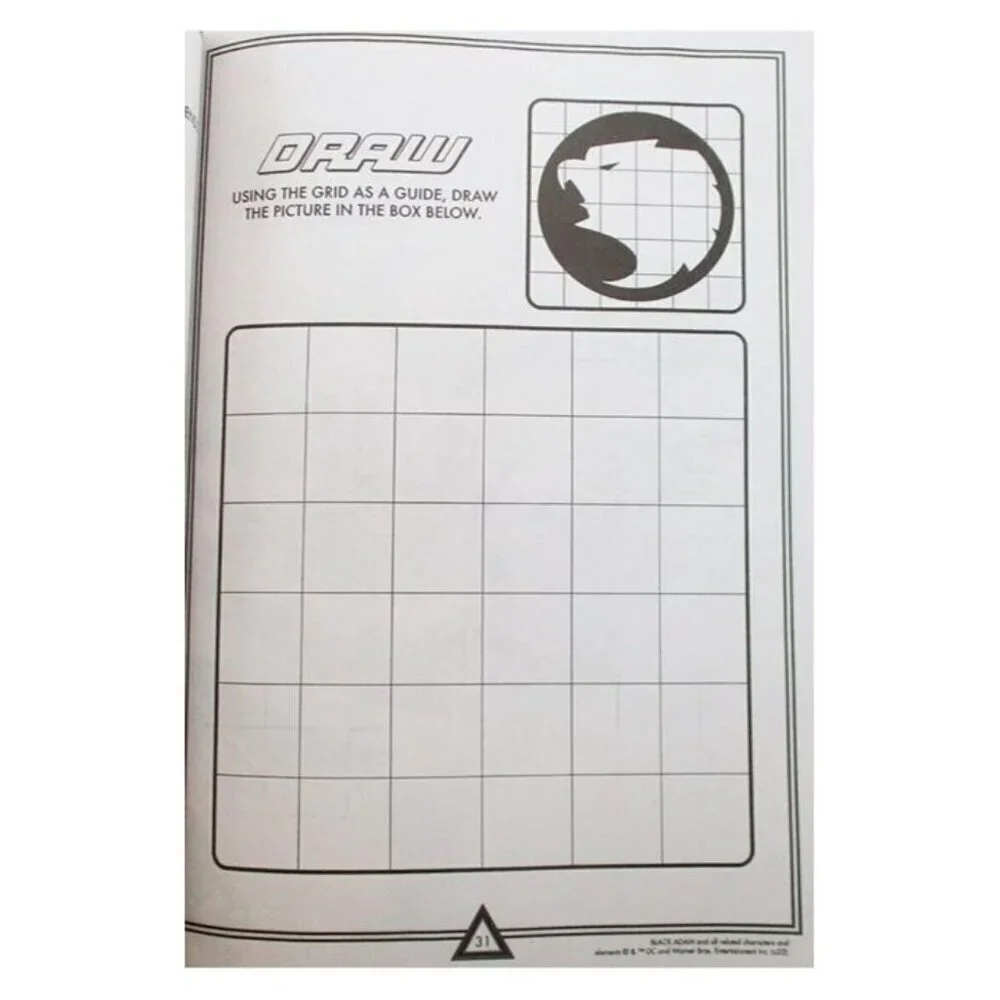 DC Comic Black Adam Coloring Activity Book Bendon Tear Share Pages